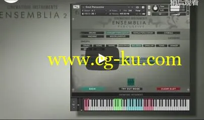 Cinematique Instruments Ensemblia 2 Percussive KONTAKT的图片2