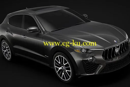 Cubebrush – Maserati Levante S Q4 GranSport 2019 and FLASH – 3D Printable Model的图片1