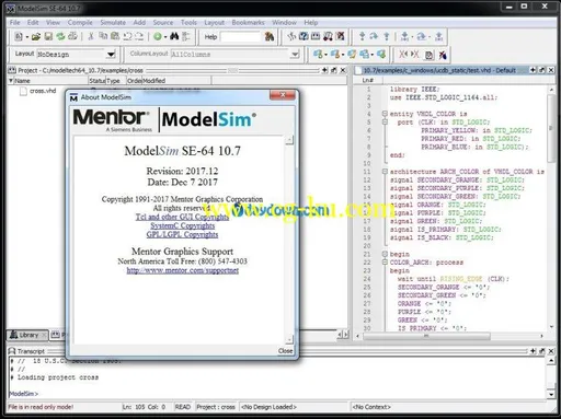 Mentor Graphics ModelSim SE-64 10.7的图片3