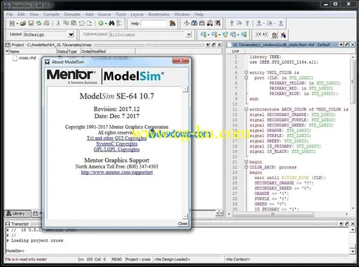 Mentor Graphics ModelSim SE-64 10.7的图片4