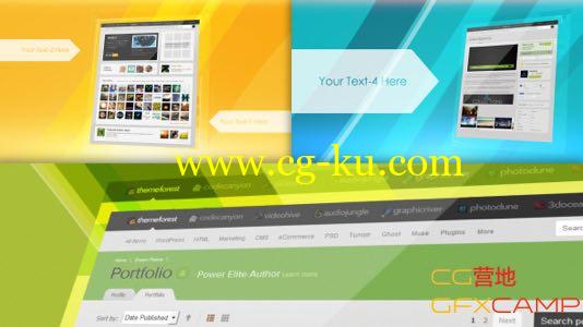 AE模板－网站商品展示 VideoHive Website Presentation的图片1