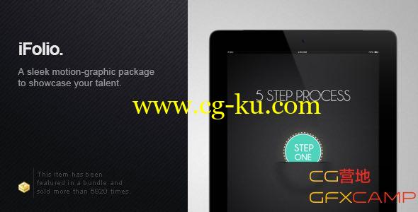 AE模板－iPad个人商品信息展示 Videohive iFolio Portfolio的图片1
