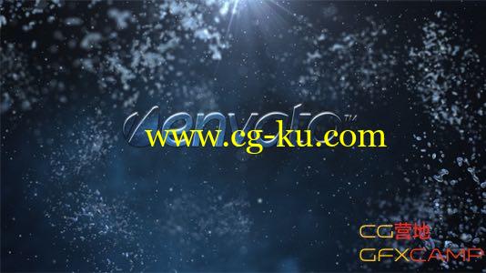 AE模板－水底气泡Logo展示 VideoHive Water logo intro的图片1