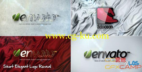 AE模板－优雅简洁Logo勾边展示 VideoHive Short Elegant Logo Reveal的图片1