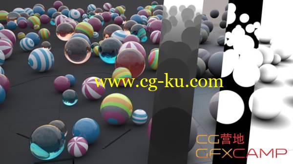 C4D Vray多通道景深渲染教程 Depth of field in VrayForC4D的图片1