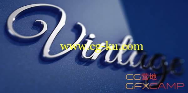 AK VideoCopilot教程156期：E3D制作汽车3D文字 Classic Car 3D Text!的图片1