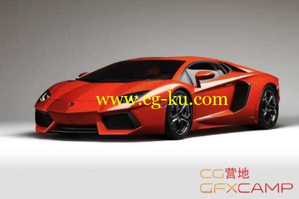 兰博基尼C4D模型 Lamborghini Aventador LP700的图片1