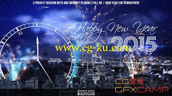 AE模板-新年烟花摩天轮倒计时 VideoHive New Year Eve Countdown的图片1