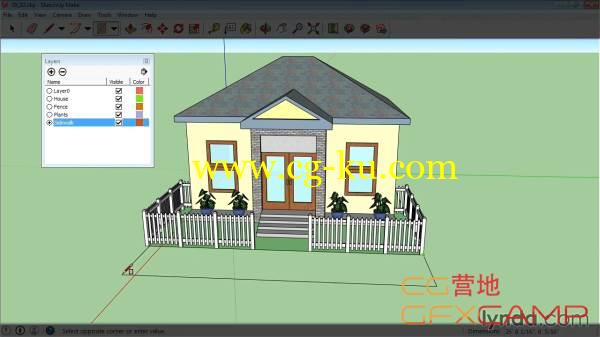 Sketchup基础入门教程 Lynda – Sketchup Training 2015的图片1