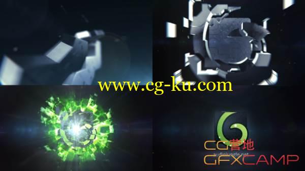AE模板-E3D钢铁质感史诗变形金刚风格Logo展示 VideoHive Metal Builder Logo的图片1