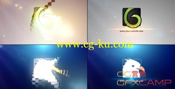 AE模板-马赛克风格分割组合Logo展示 VideoHive Simple Logo的图片1