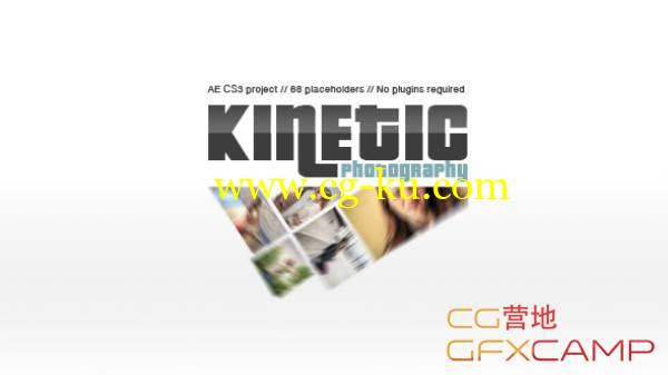 AE模板-照片拼贴展示 VideoHive Kinetic Photography的图片1