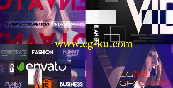 AE模板－时尚繁杂Logo图片展示 VideoHive Logo Intro的图片1