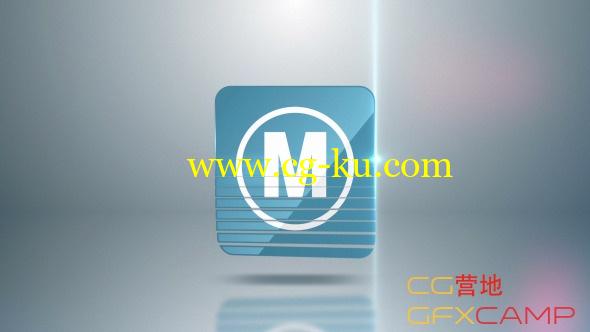 AE模板－百叶窗切割Logo文字 VideoHive Logo Slices的图片1