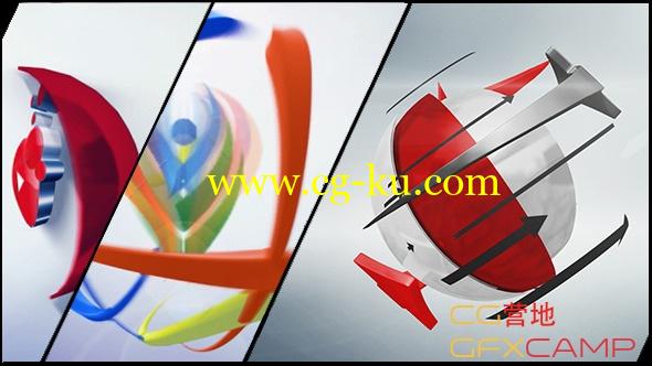 AE模板－箭头旋转公司企业Logo展示 VideoHive Corporate Sphere Logo的图片1