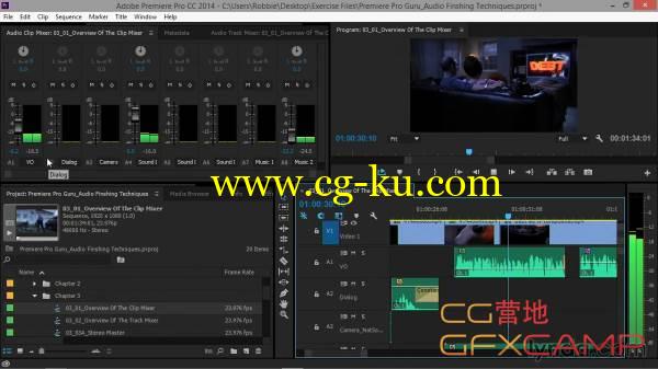 Premiere音频编辑教程 Lynda-Premiere pro Guru-Audio Finishing Techniques的图片1