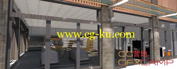 C4D超市零售店3D模型  The Pixel Lab – Retail Display Pack v1的图片1