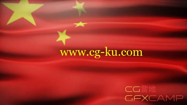 AE模板-制作任意国家国旗飘动的图片1