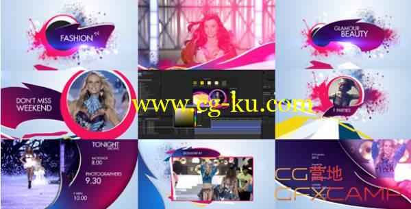 AE模板-时尚走秀电视栏目包装 VideoHive Retro Fashion Package的图片1
