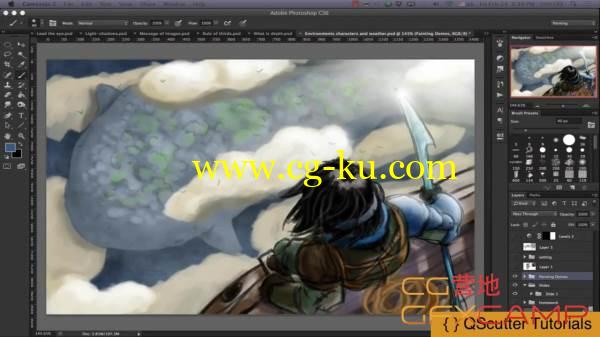 PS数字绘画教程 Udemy – Digital Painting Fundamentals in Photoshop的图片1