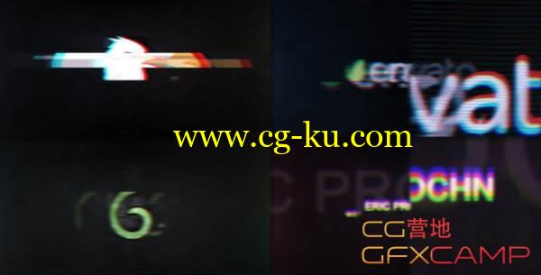 AE模板-数字信号损坏开场 VideoHive Minimal Digital Glitch Opener 3的图片1
