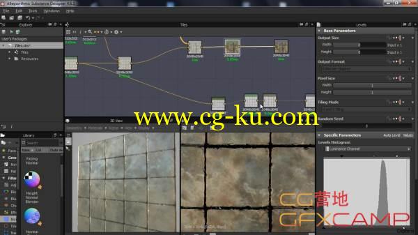 三维贴图材质制作软件SD基础教程 3DMotive – Introduction To Substance Designer的图片1