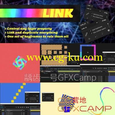 AE脚本：MG动画偏移阵列运动图形 Mr.Mograph Link V1.5(AE CS5-CC 2015 Win/Mac)的图片1