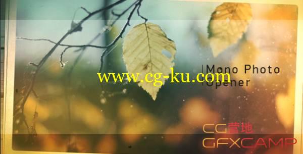 AE模板-复古照片展示 VideoHive Mono Photo Opener的图片1