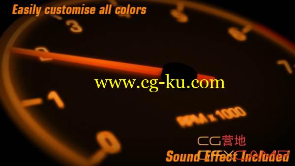 AE模板-能量速度表 VideoHive Start Your Engines的图片1