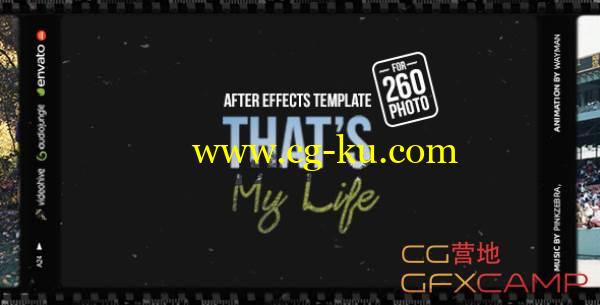 AE模板-胶片复古视频展示 VideoHive That’s My Life的图片1