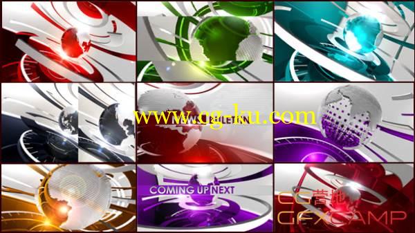 AE模板-抽象地球军事新闻联播栏目包装 VideoHive Ultimate Broadcast News Package的图片1