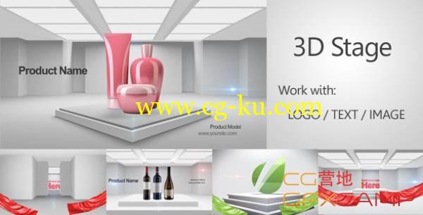 AE模板-三维站台物品展示 VideoHive 3D Stage 3D Promo的图片1