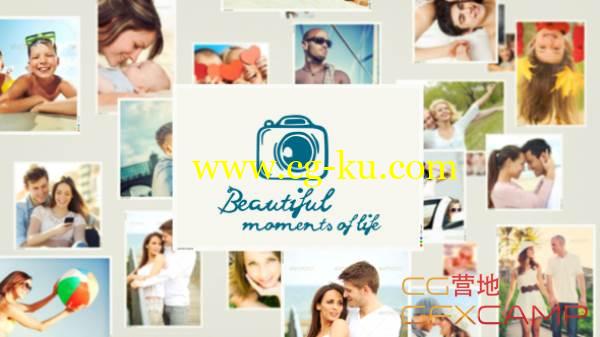 AE模板-生活照片墙展示 VideoHive SlideShow ‘Beautiful Moments of Life’的图片1