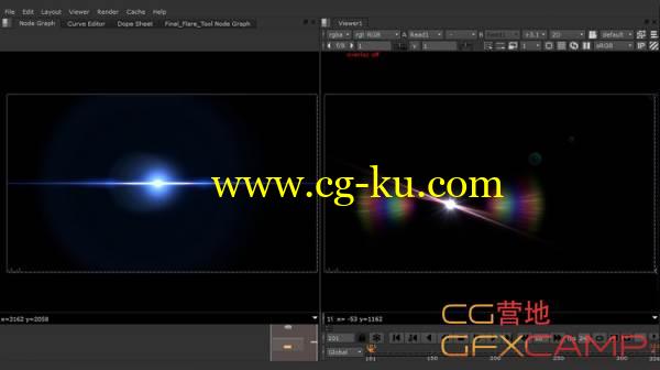 Nuke镜头耀光制作教程 Digital Tutors – Building a Custom Flare Tool in NUKE的图片1