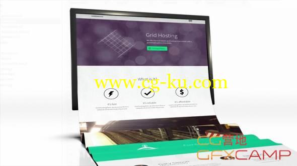 PS制作扁平化长网站网页教程 Digital Tutors – Designing Long Page Scrolling Sites in Photoshop的图片1