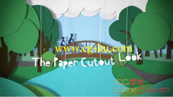 舞台纸张效果定格动画AE教程 SkillShare – The Paper Cutout Look in After Effects的图片1