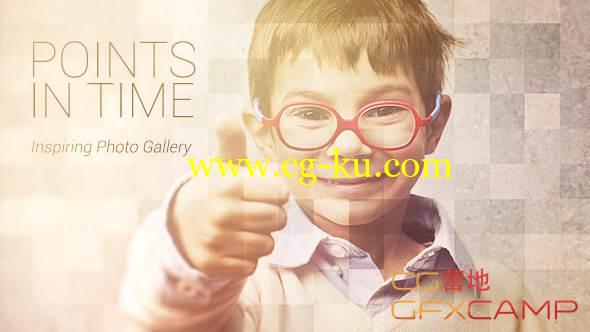 AE模板-胶片胶卷家庭温馨照片展示 VideoHive Points In Time – Inspirational Photo Gallery的图片1