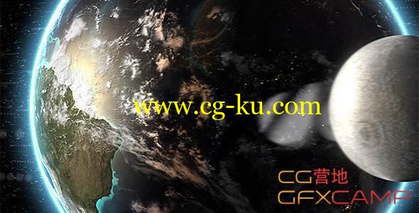 AE模板-宇宙星空地球 VideoHive Earth Logo Reveal的图片1