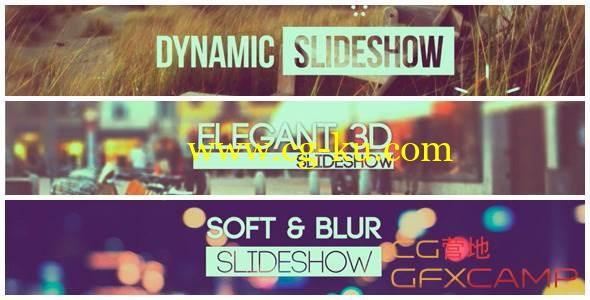 AE模板-小清新幻灯片展示 VideoHive Slideshow Pack 3 in 1的图片1