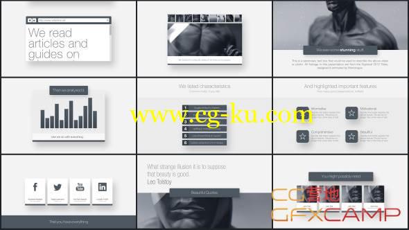 AE模板-扁平化公司企业商品宣传展示 VideoHive Epic – Corporate Presentation Suite的图片1