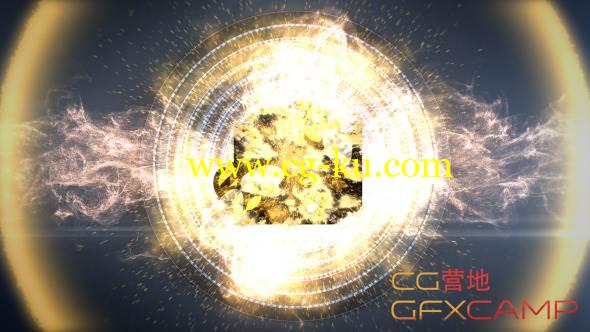 AE模板-粒子碰撞能量爆炸Logo展示 VideoHive Big Booom Particles的图片1
