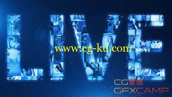 AE模板-视频照片墙动感文字 VideoHive Broadcast Promo的图片1