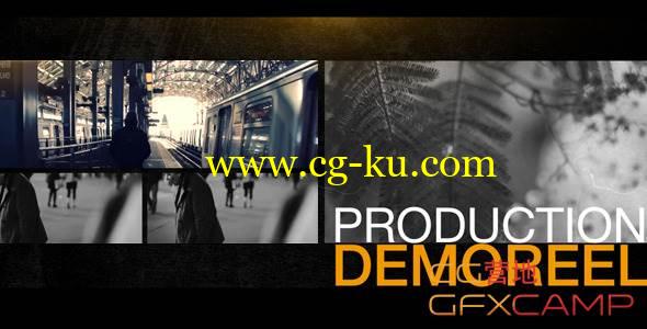 AE模板-时尚画面分割图片视频展示 VideoHive Production Demo Reel的图片1