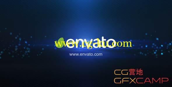 AE模板-漂亮粒子光线Logo展示 VideoHive Logo Intro Elegance Flare Black的图片1