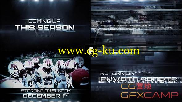 AE模板-体育栏目赛事宣传展示 VideoHive Glitch Promo的图片1