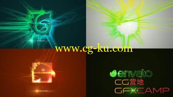 AE模板-音乐节奏撕扯线框Logo展示 VideoHive Music Logo的图片1