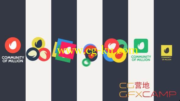 AE模板-14个扁平化MG动态Logo开场展示 VideoHive Oxygen – Minimal Flat Logos Reveal Pack的图片1