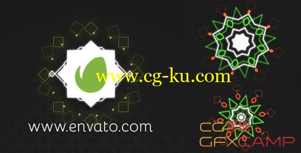 AE模板-神秘MG风格动画Logo展示 VideoHive Arabic Logo Reveal的图片1