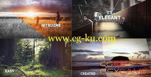 AE模板-小清新画面分割图片视频展示 VideoHive Elegant Slideshow的图片1
