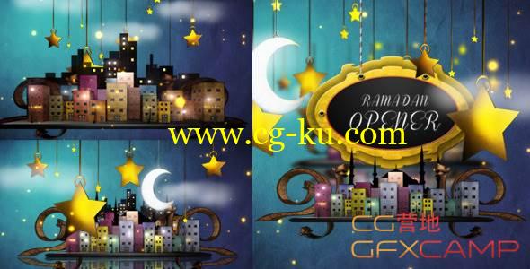 AE模板-印度伊斯兰教卡通开场 VideoHive Ramadan Opener的图片1